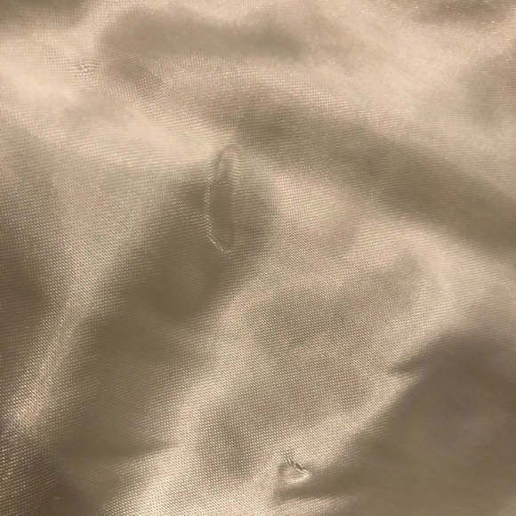 Vintage 80’s Trucker White Satin Jacket - Picture 5 of 6